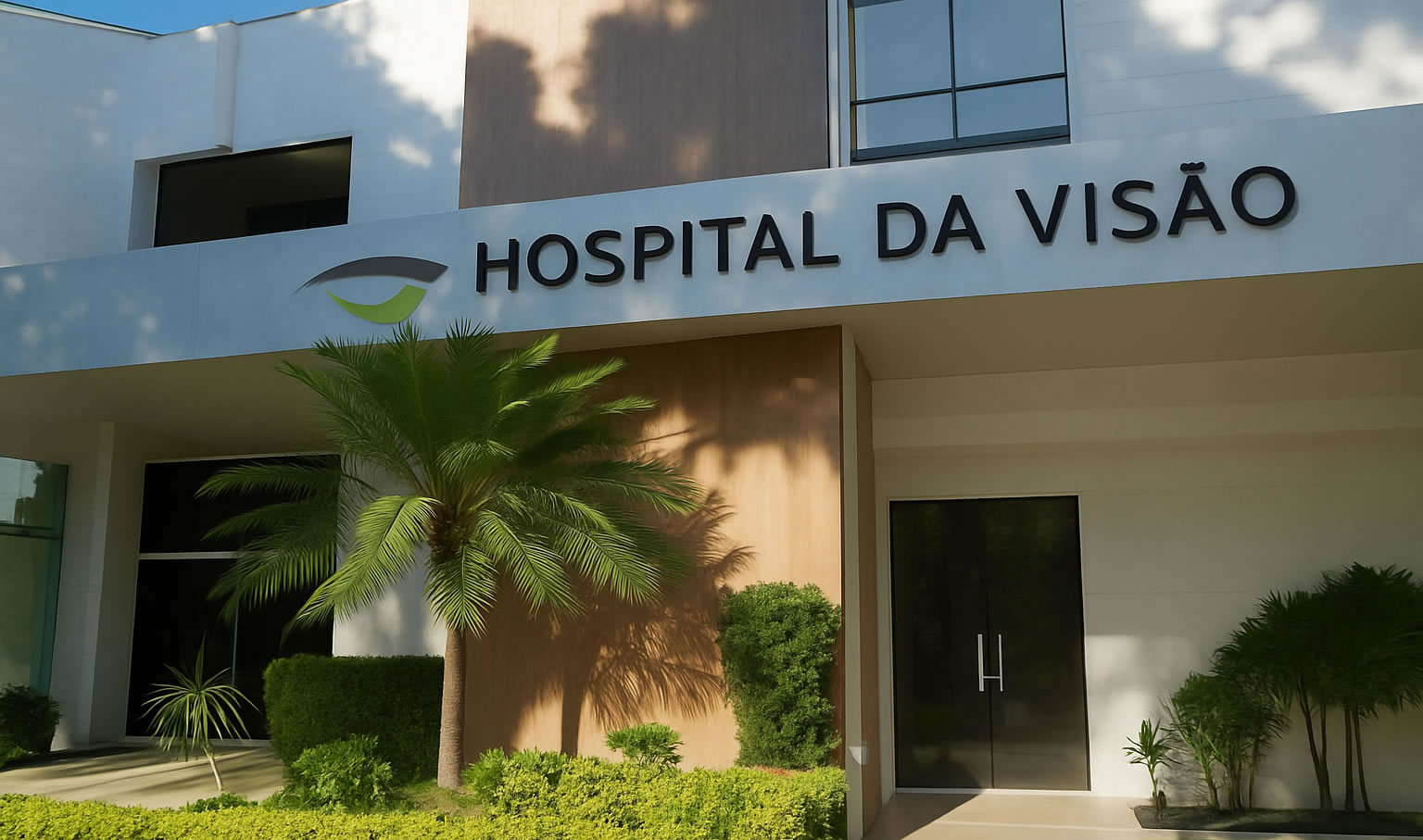 Fachada do Hospital da Visão de Natal, em Petrópolis — Natal/RN